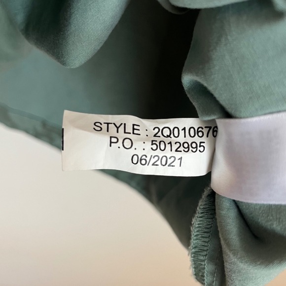 Vineyard Vines Margo Tonal Camo Shirt Dress Green Size 6 Short Sleeve Utility - Picture 5 of 7